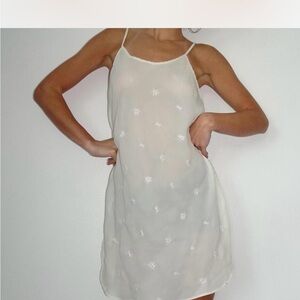 Elegant White Slip Dress